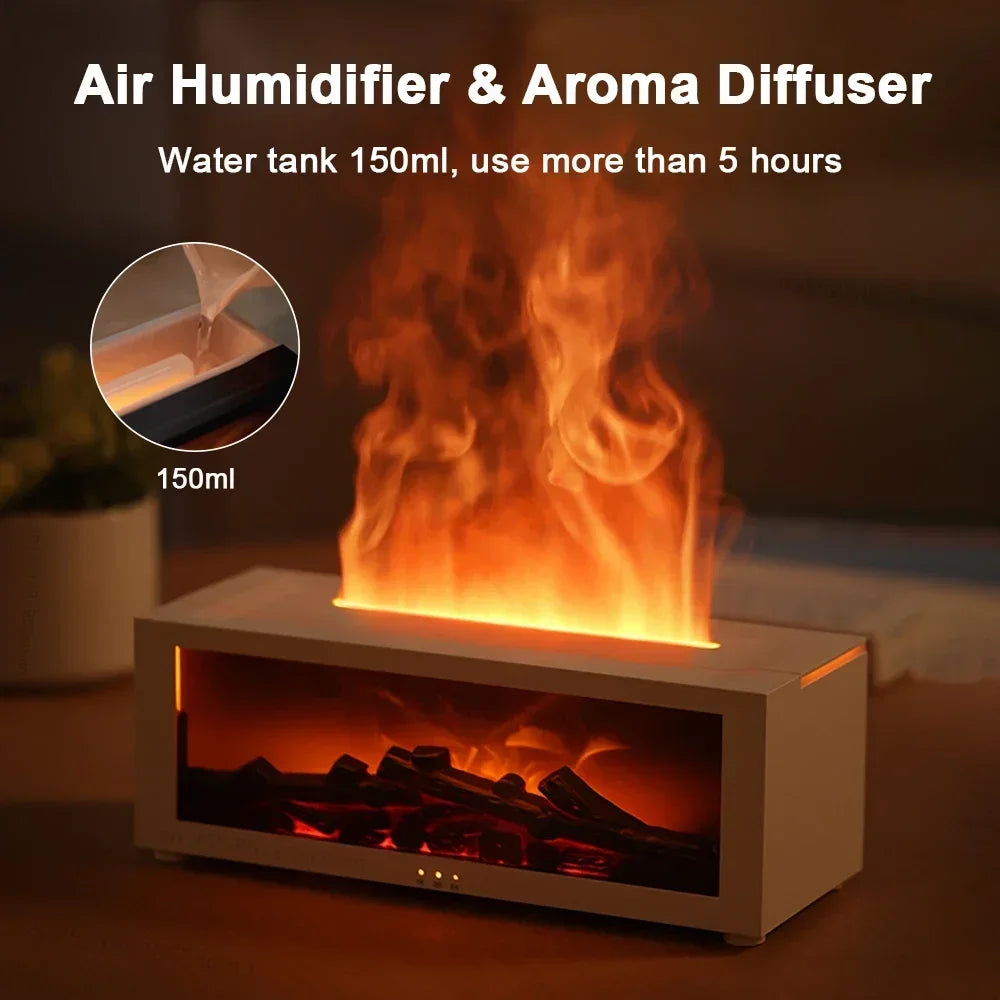 Cozy Flame Effect Humidifier